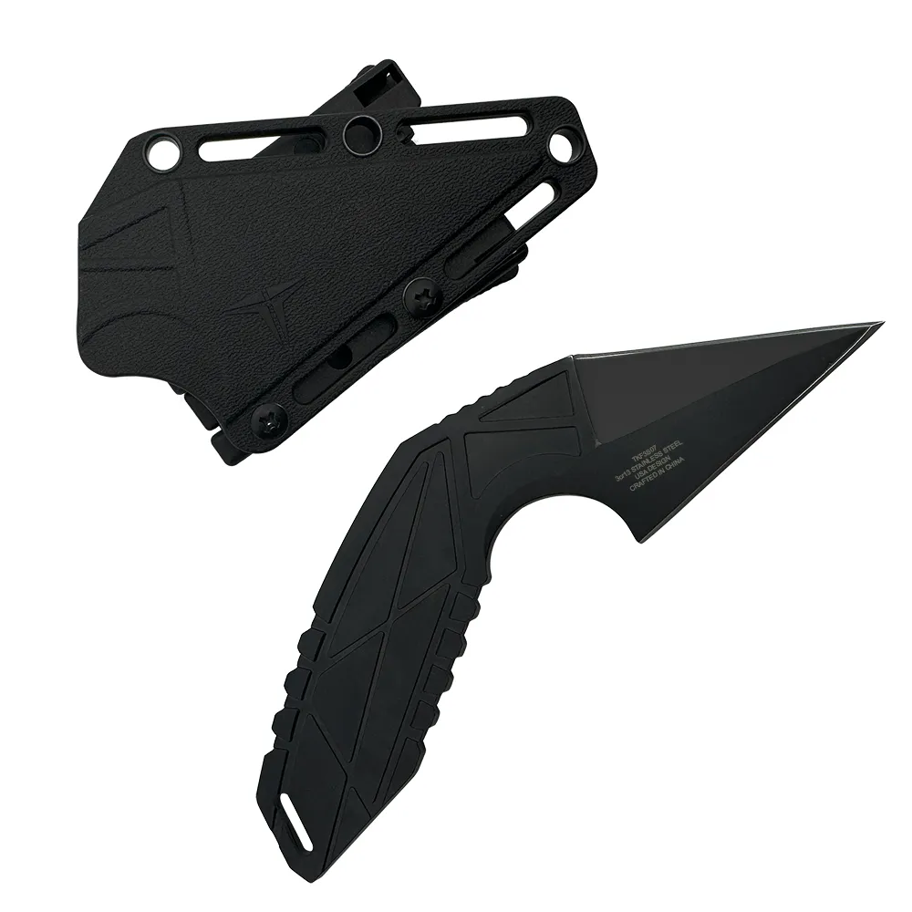 3CR13 FIXED BLADE, FRN SHEATH W/MOLLE CLIP 6.5"