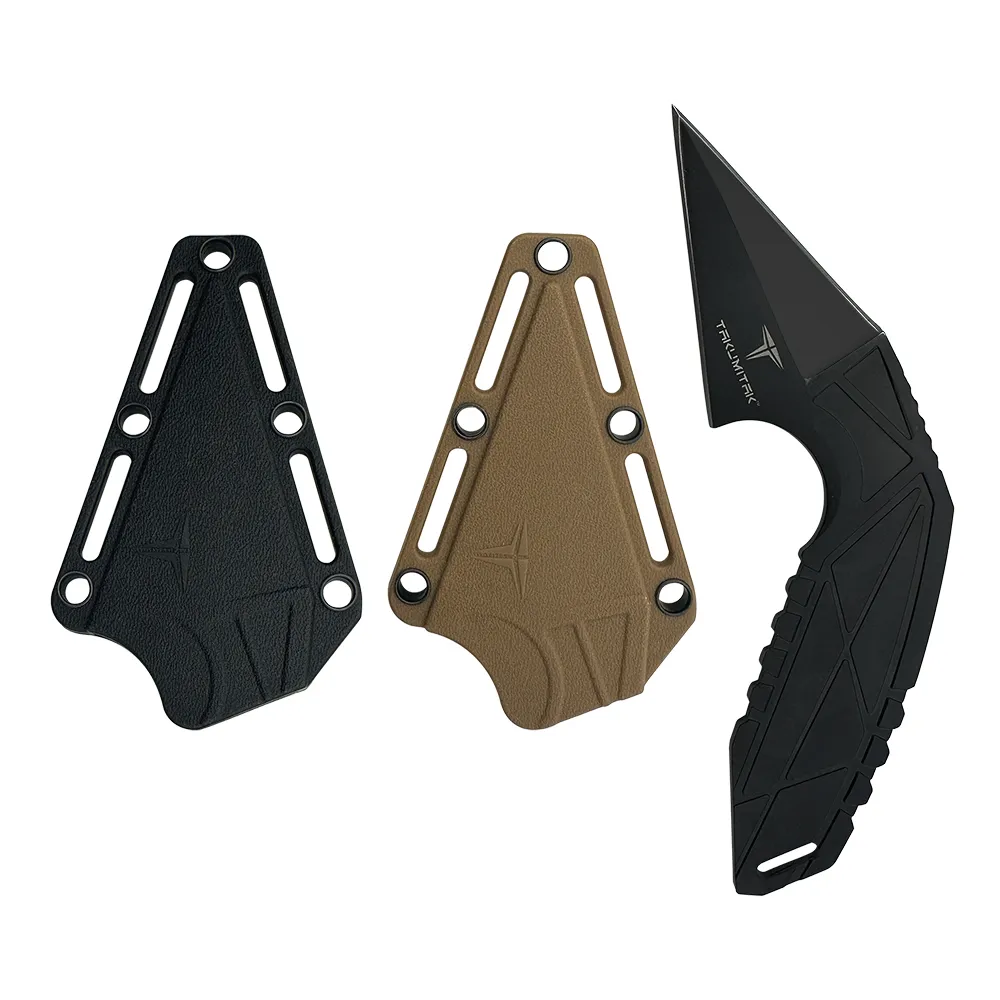 3CR13 FIXED BLADE, FRN SHEATH W/MOLLE CLIP 6.5"