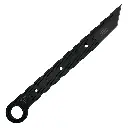 3Cr13 FIXED BLADE, FRN SHEALTH W/ MOLLE CLIP 6.5" 