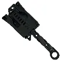 3Cr13 FIXED BLADE, FRN SHEALTH W/ MOLLE CLIP 6.5" 
