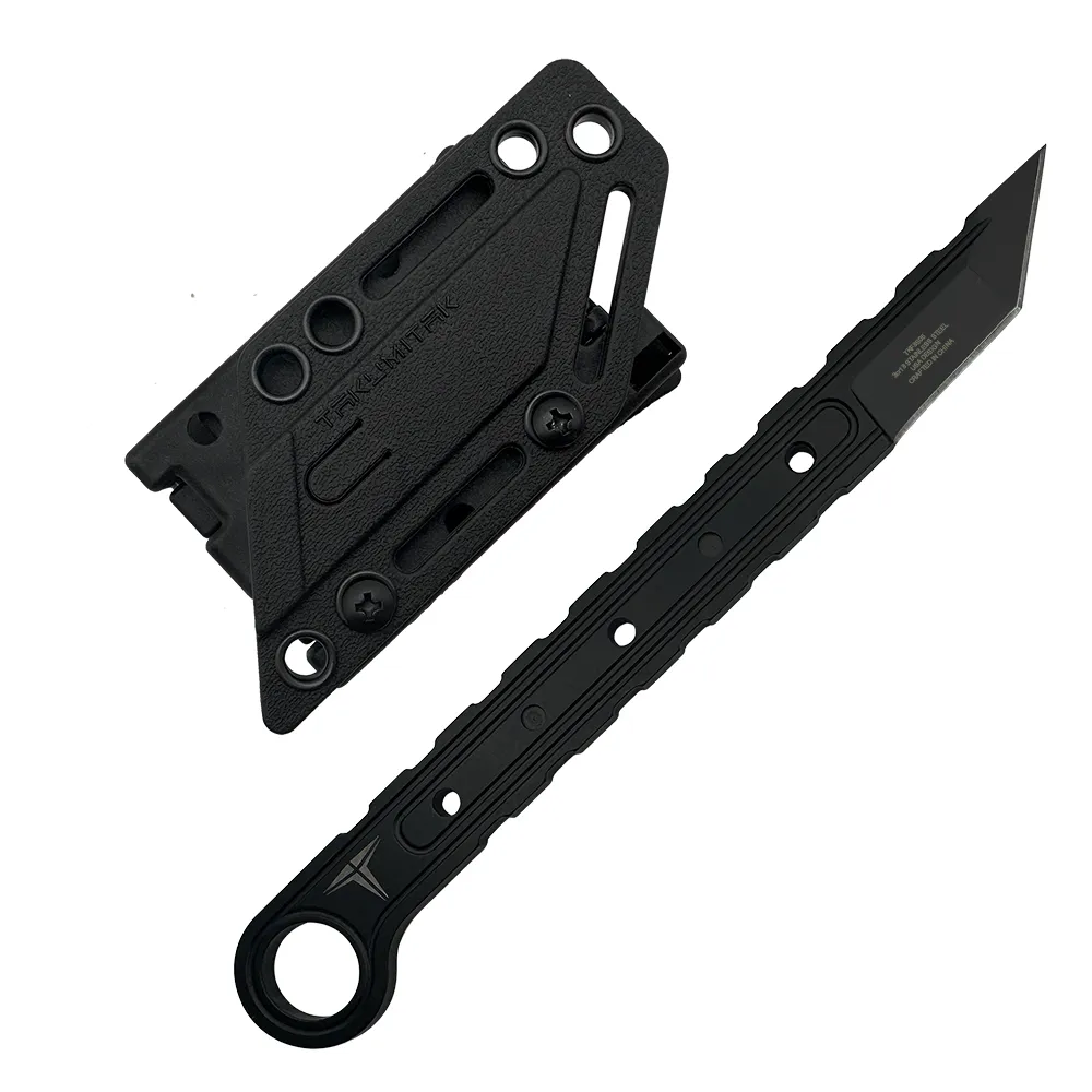 3Cr13 FIXED BLADE, FRN SHEALTH W/ MOLLE CLIP 6.5" 