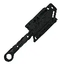 3Cr13 FIXED BLADE, FRN SHEALTH W/ MOLLE CLIP 6.5" 