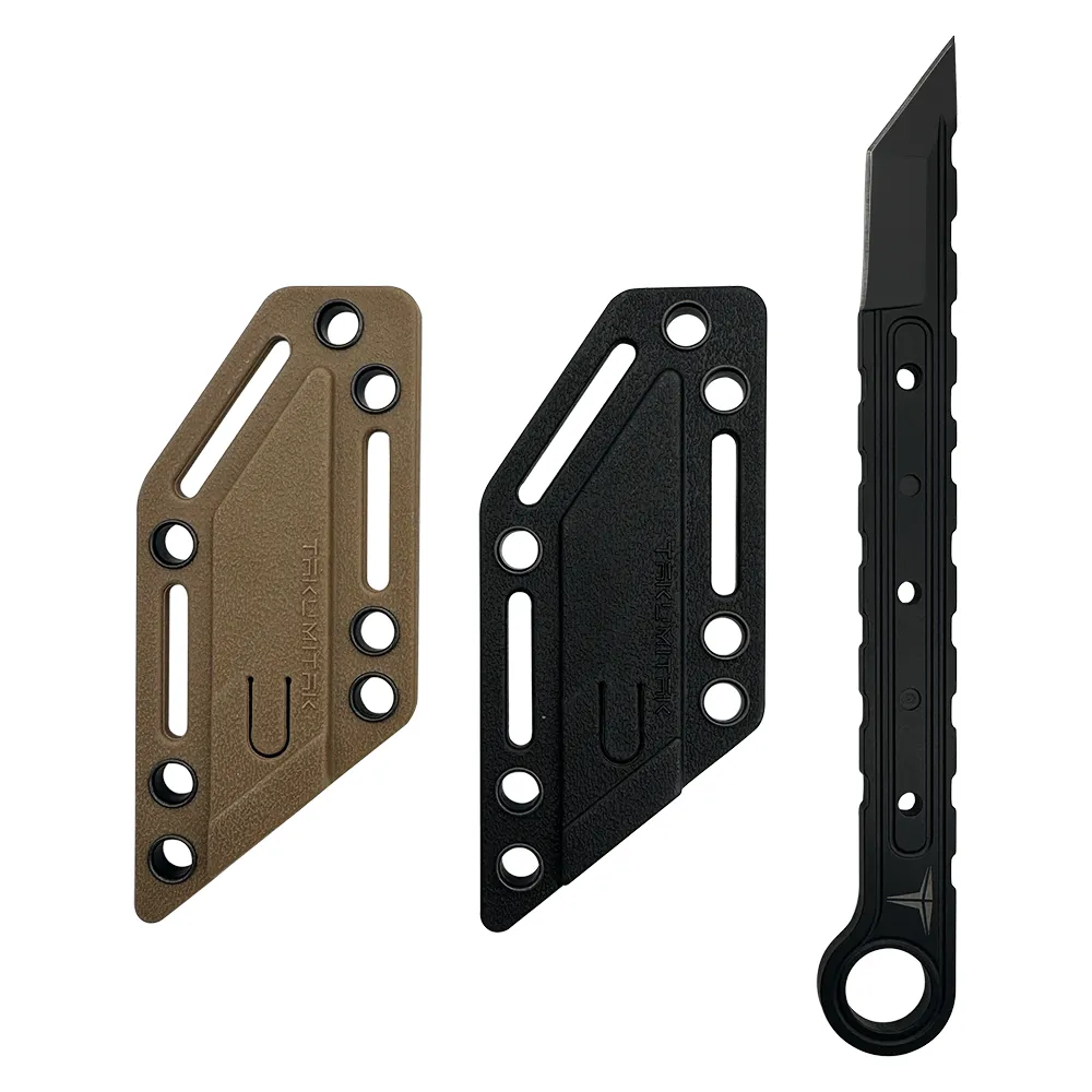 3Cr13 FIXED BLADE, FRN SHEALTH W/ MOLLE CLIP 6.5" 