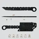 3Cr13 FIXED BLADE, FRN SHEALTH W/ MOLLE CLIP 6.5" 
