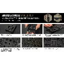 3Cr13 FIXED BLADE, FRN SHEALTH W/ MOLLE CLIP 6.5" 