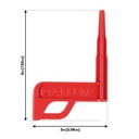 CHAMBER SAFETY FLAG - MOLDED FOR RIFLE - 2 PER PACK