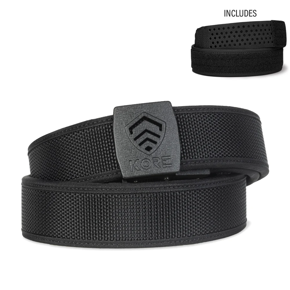 COMPETITION SHOOTING BELT W/INNER BELT BLACK
