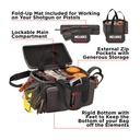 COMPETITOR PREMIUM RANGE BAG WITH FOLD-UP MAT GRAY MOLDED