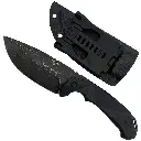 D2 FIXED BLADE, G10 HANDLE, KYDEX SHEALTH W/ MOLLE CLIP 8.75"