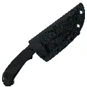 D2 FIXED BLADE, G10 HANDLE, KYDEX SHEALTH W/ MOLLE CLIP 8.75"