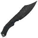 D2 FIXED BLADE, G10 HANDLE, KYDEX SHEATH W/MOLLE CLIP 10"