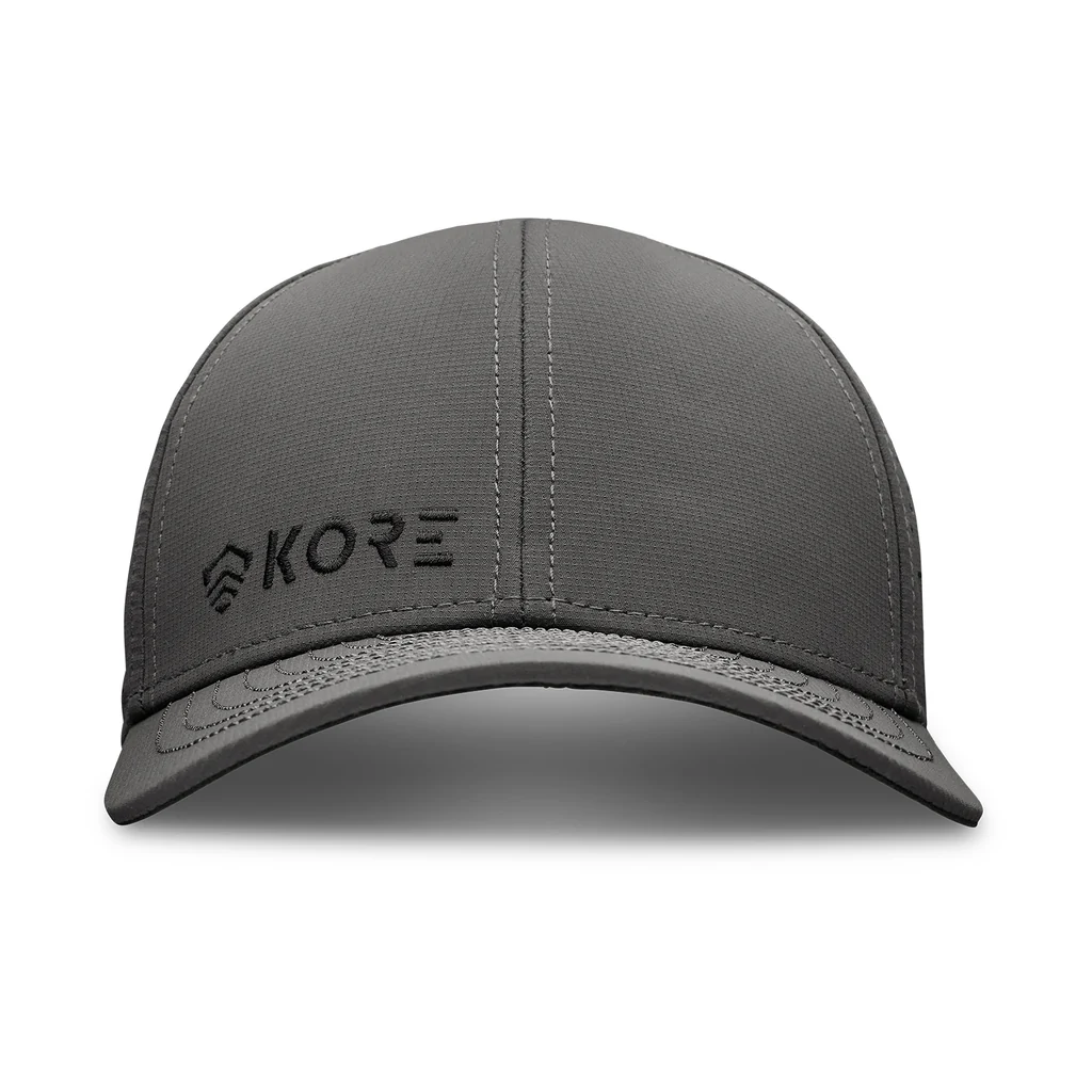 KORE CREW HAT / BLACK ON GRAY