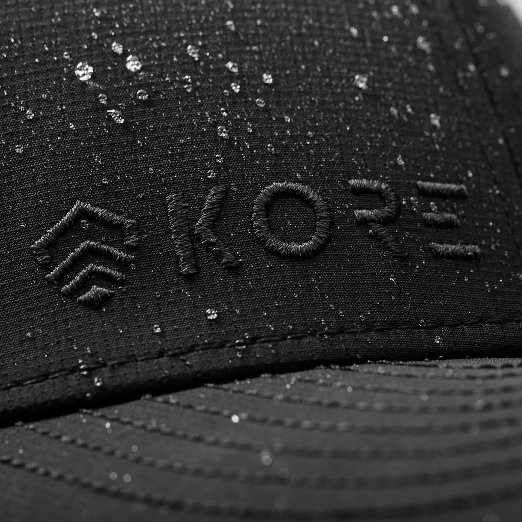KORE CREW HAT / BLACK ON GRAY