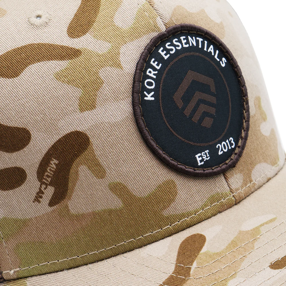 KORE CREW HAT / BLACK ON GRAY
