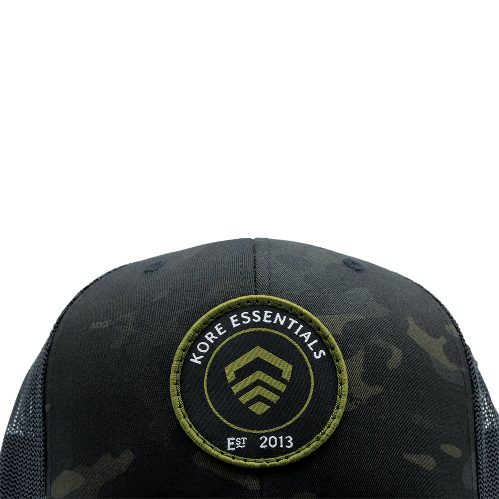 KORE EMBROIDERED PATCH HAT / MULTICAM BLACK