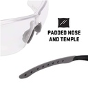 ULTRX Keen Safety Glasses, Clear