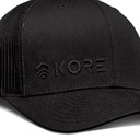 KORE TRUCKER HAT / BLACK ON BLACK