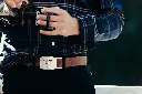 KORE BUCKLE WESTERN GUN BULL 1.5" 