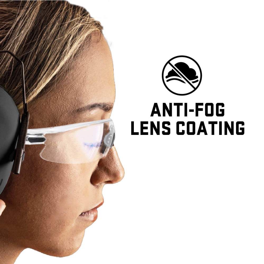 ULTRX SHIEL EAR/EYE PROTECTION COMBO - MIDNIGHT GRAY