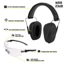 ULTRX SHIEL EAR/EYE PROTECTION COMBO - MIDNIGHT GRAY