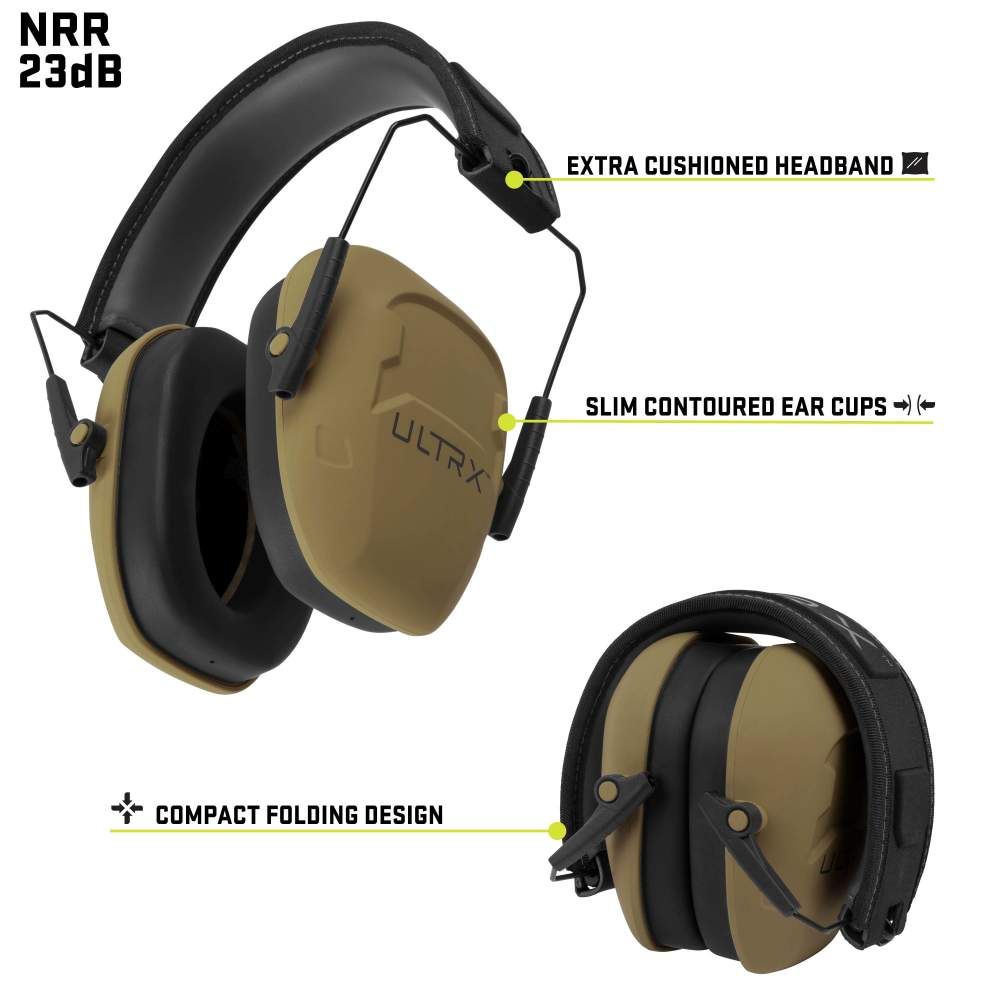 ULTRX SHIELD PASSIVE MUFF NRR 23dB