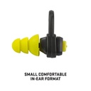 ULTRX SHIFT ADJUSTABLE PROTECTION EAR PLUGS - GRAY/YELLOW