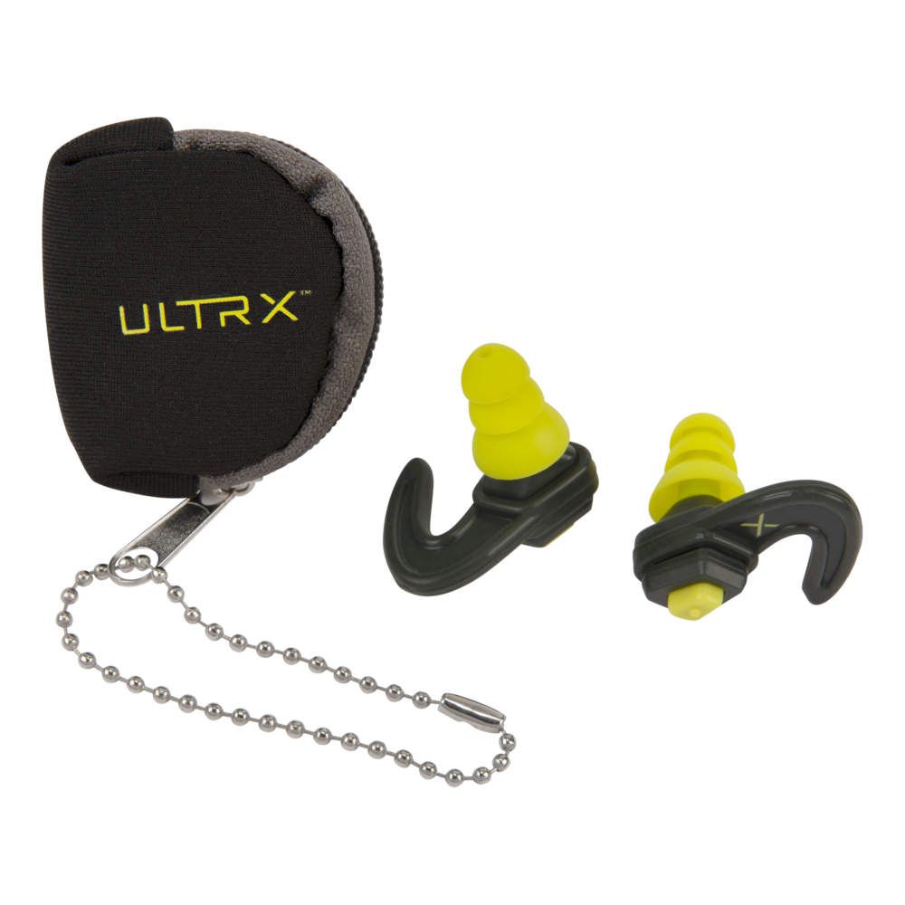 ULTRX SHIFT ADJUSTABLE PROTECTION EAR PLUGS - GRAY/YELLOW