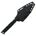 3CR13 FIXED BLADE, FRN HANDLE, FRN SHEATH W/MOLLE CLIP 8.75"