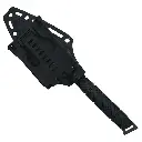3CR13 FIXED BLADE, FRN HANDLE, FRN SHEATH W/MOLLE CLIP 8.75"