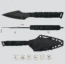 3CR13 FIXED BLADE, FRN HANDLE, FRN SHEATH W/MOLLE CLIP 8.75"