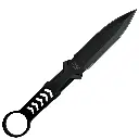 3CR13 FIXED BLADE, FRN HANDLE, FRN SHEATH W/MOLLE CLIP 9"