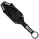3CR13 FIXED BLADE, FRN HANDLE, FRN SHEATH W/MOLLE CLIP 9"