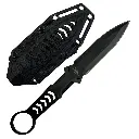 3CR13 FIXED BLADE, FRN HANDLE, FRN SHEATH W/MOLLE CLIP 9"