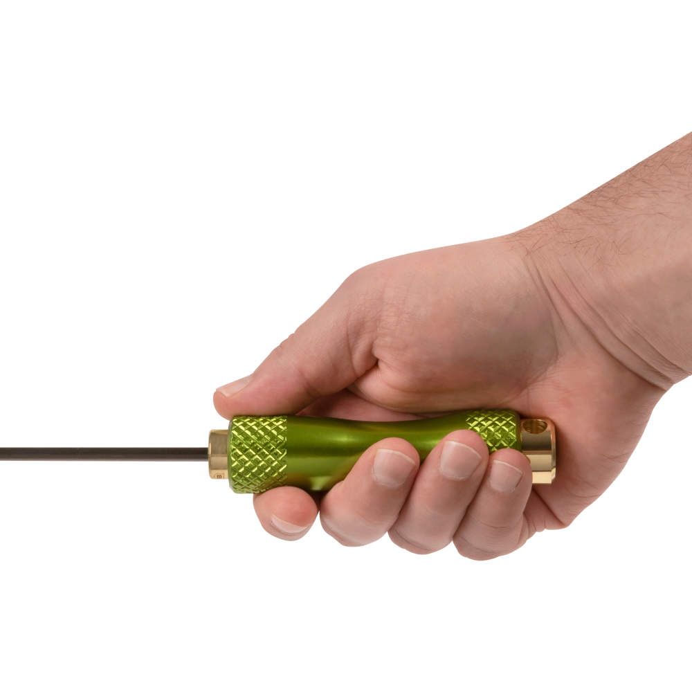 Breakthrough Clean Technologies 12" Carbon Fiber Cleaning Rod w/ Rotating, Ergonomic Aluminum Handle