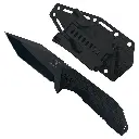 3CR13 FIXED BLADE, FRN HANDLE, FRN SHEATH W/MOLLE CLIP 9"
