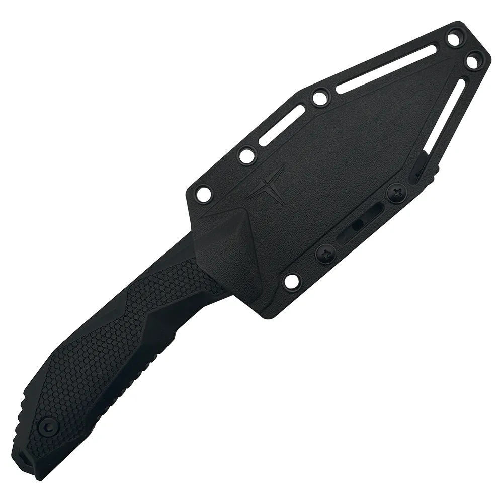 3CR13 FIXED BLADE, FRN HANDLE, FRN SHEATH W/MOLLE CLIP 9"