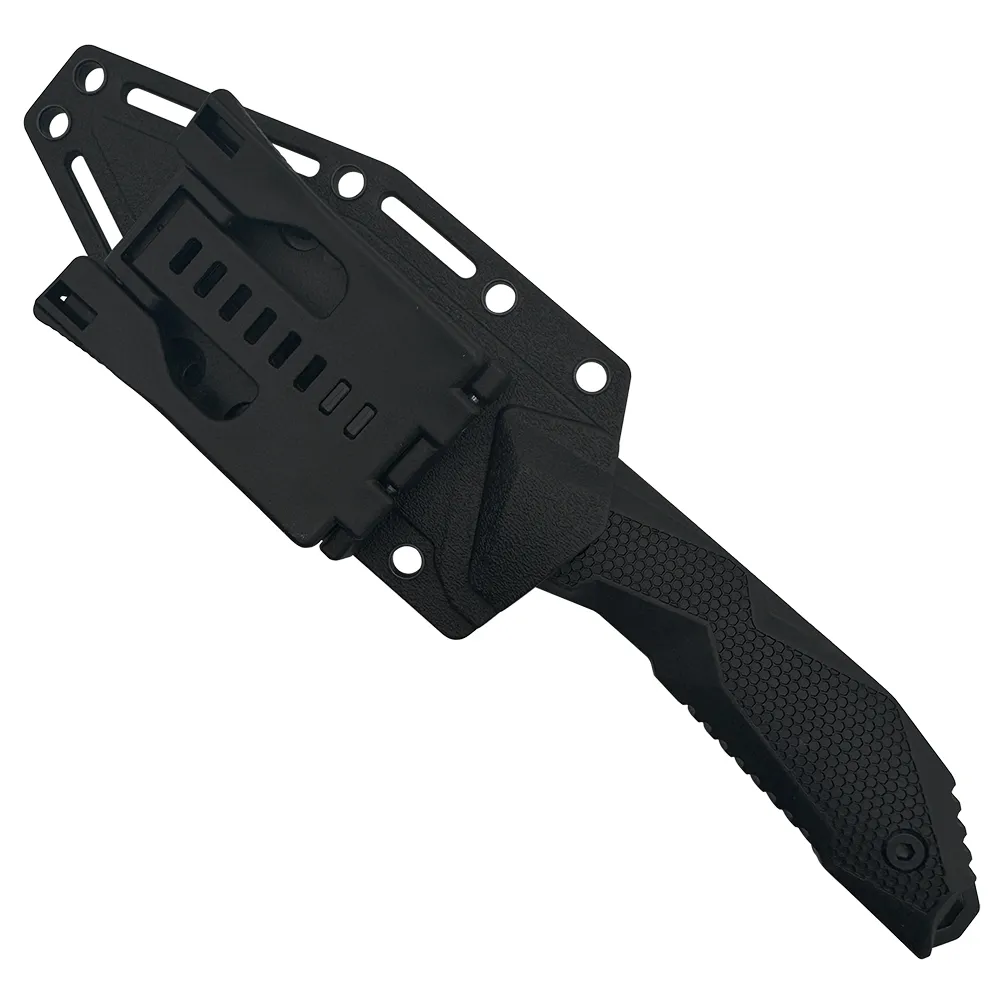 3CR13 FIXED BLADE, FRN HANDLE, FRN SHEATH W/MOLLE CLIP 9"