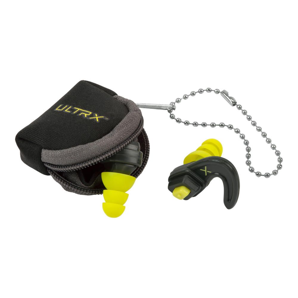 ULTRX SHIFT ADJUSTABLE PROTECTION EAR PLUGS - GRAY/YELLOW
