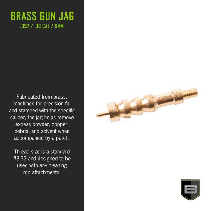 BRASS JAG - .357 / .38 CAL / 9MM