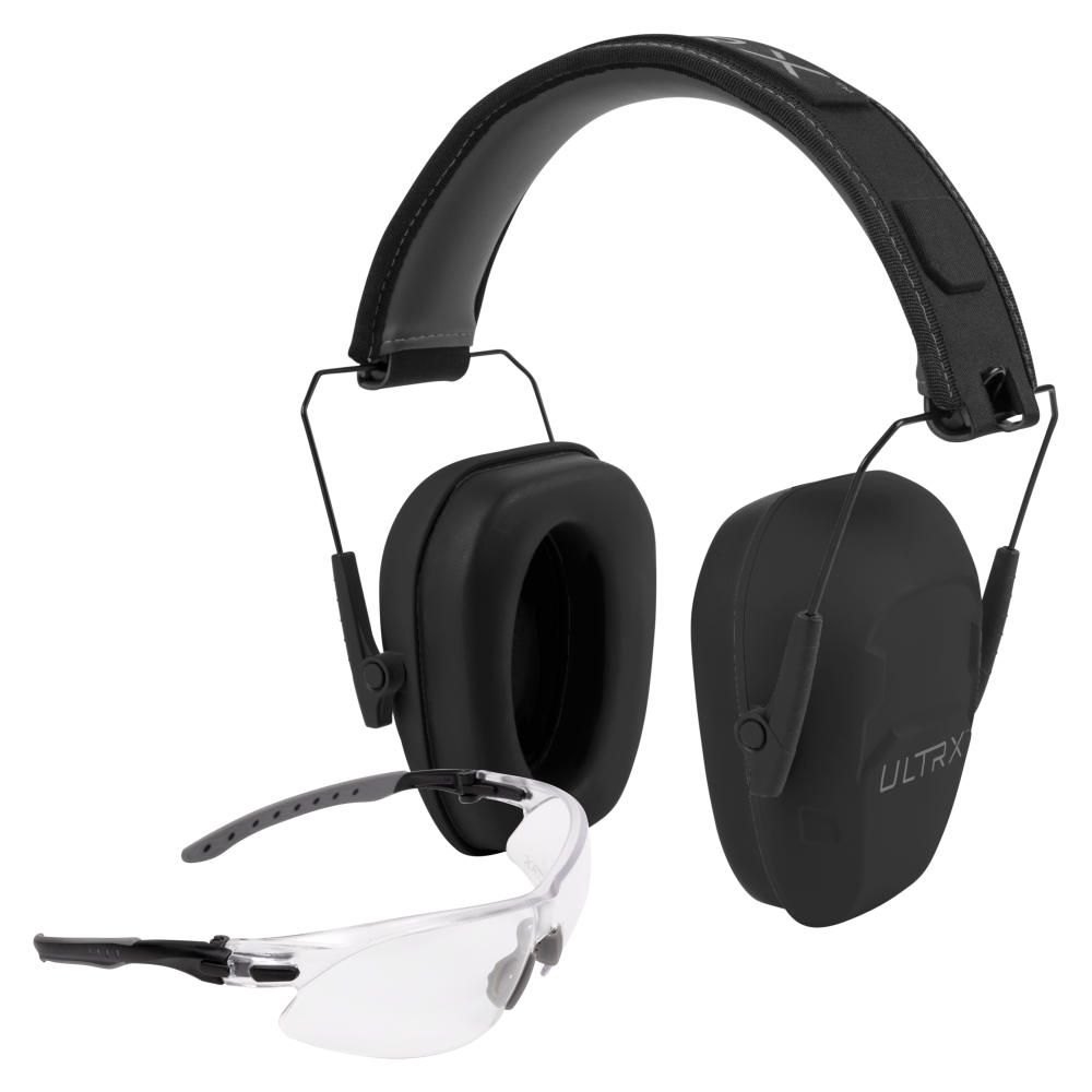 ULTRX SHIEL EAR/EYE PROTECTION COMBO - MIDNIGHT GRAY