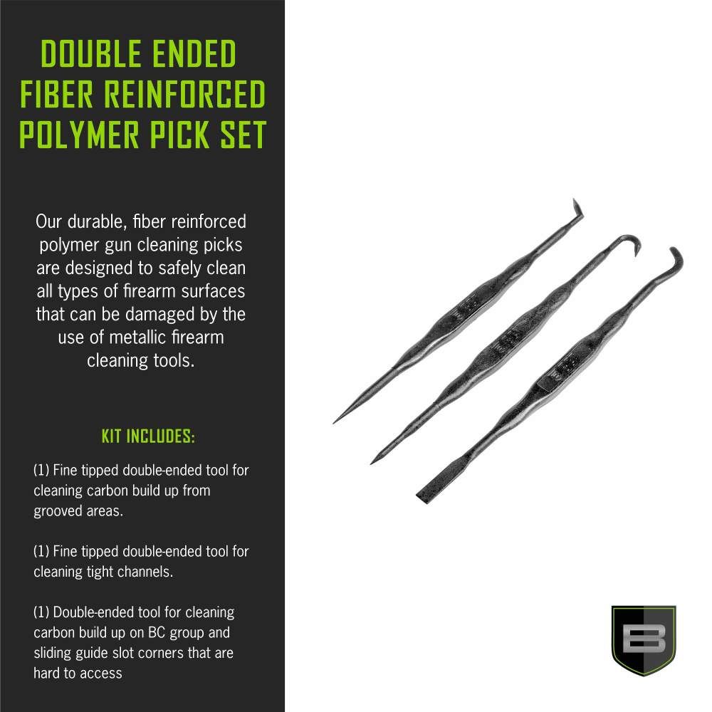 DOUBLE- ENDED FIBER REINFORCED POLYMER PICKS