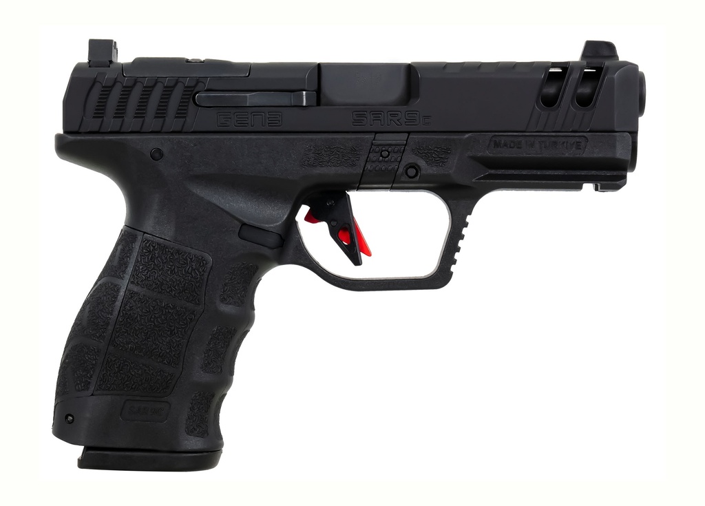 PISTOLA SARSILMAZ SAR 9 COMPACT GEN 3 9MM 15 RDS BLACK 
