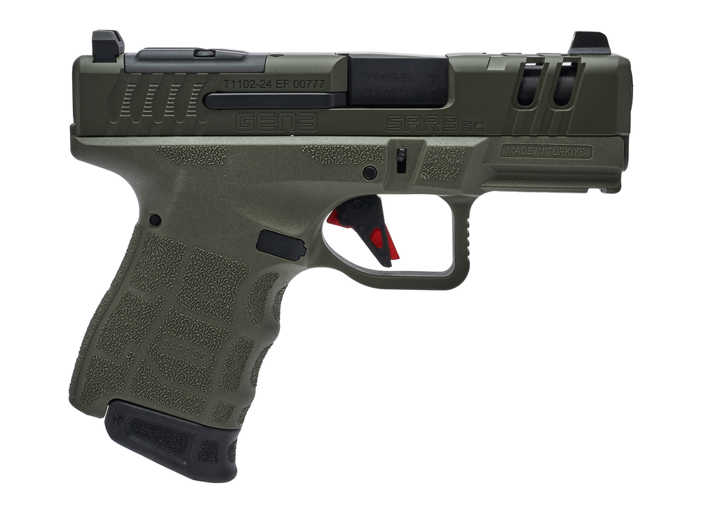 PISTOLA SARSILMAZ SAR 9 SC GEN 3 9MM 12 Y 15 RDS GREEN