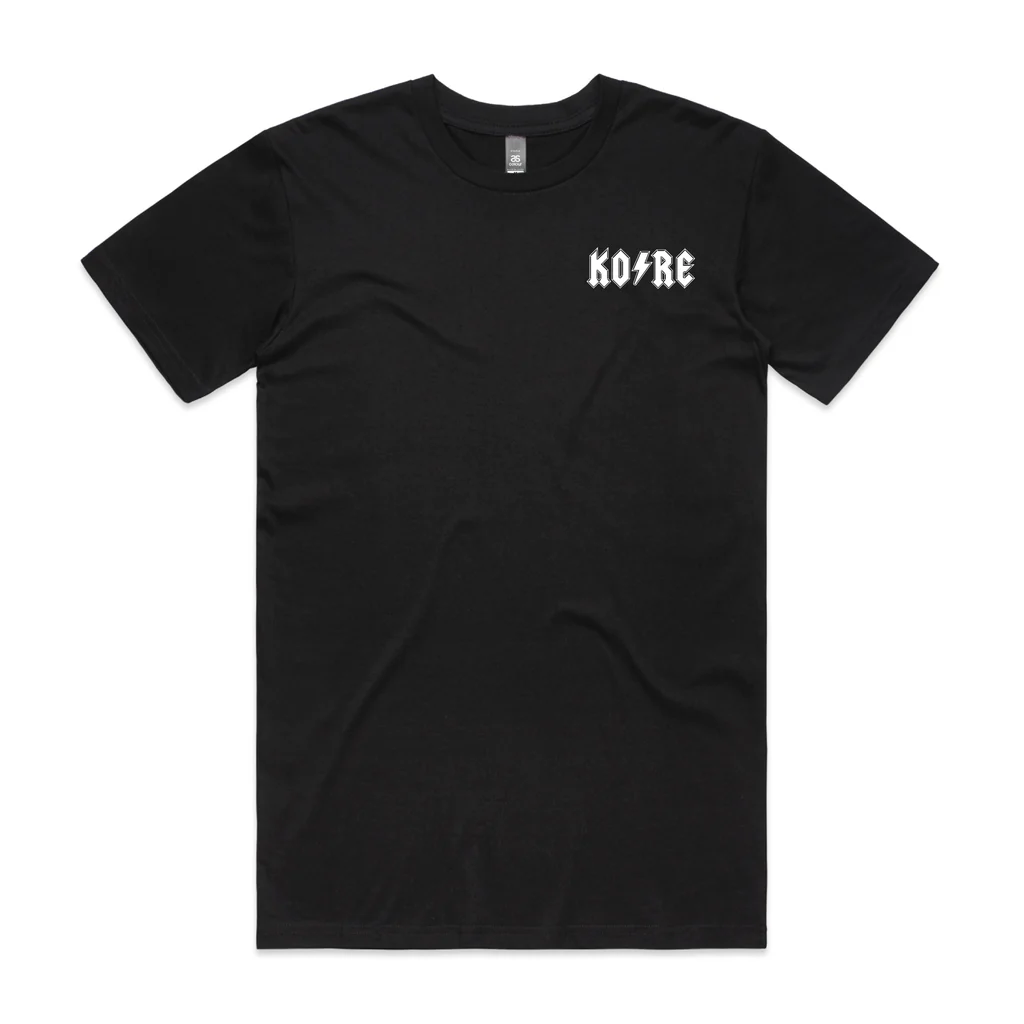 KORE BACK IN BLACK T-SHIRTS