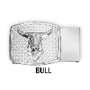 KORE BUCKLE X4 CUSTOM STAINLESS STEEL BULL 1.5" 