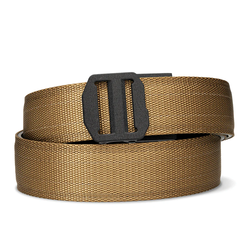 KORE TACTICAL X7 BLACK NYLON GUN BELT 1.5" COYOTE 24"-54"