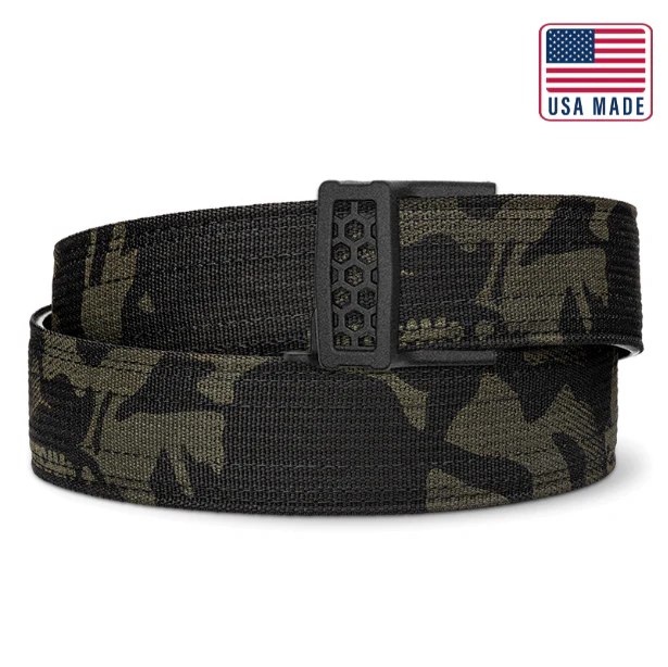 KORE TACTICAL X7 BLACK NYLON GUN BELT 1.5" MULTICAM BLACK 24"-54" (copia)