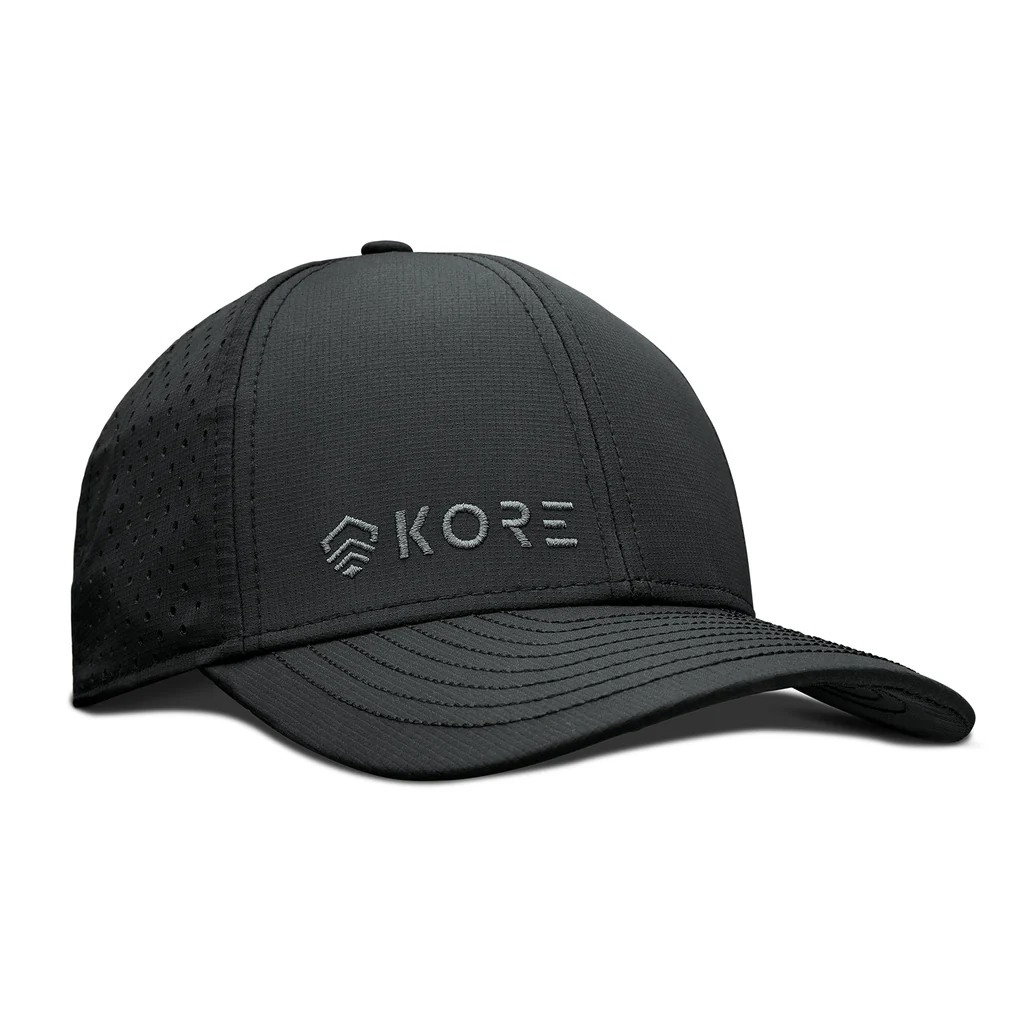 KORE CREW HAT / BLACK ON GRAY (copia)