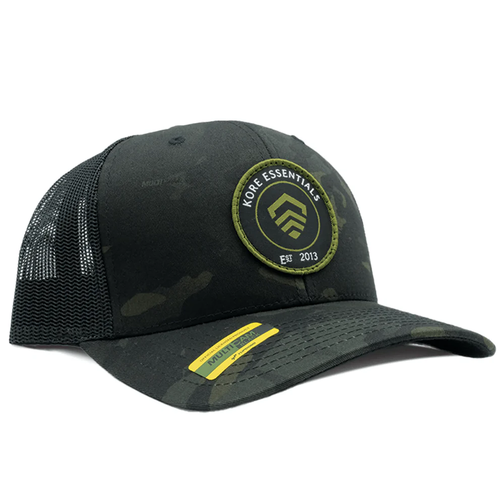 KORE EMBROIDERED PATCH HAT / MULTICAM BLACK