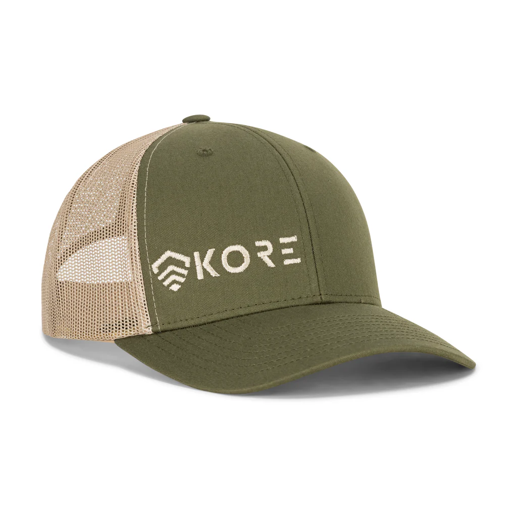 KORE TRUCKER HAT / GREEN/BLACK